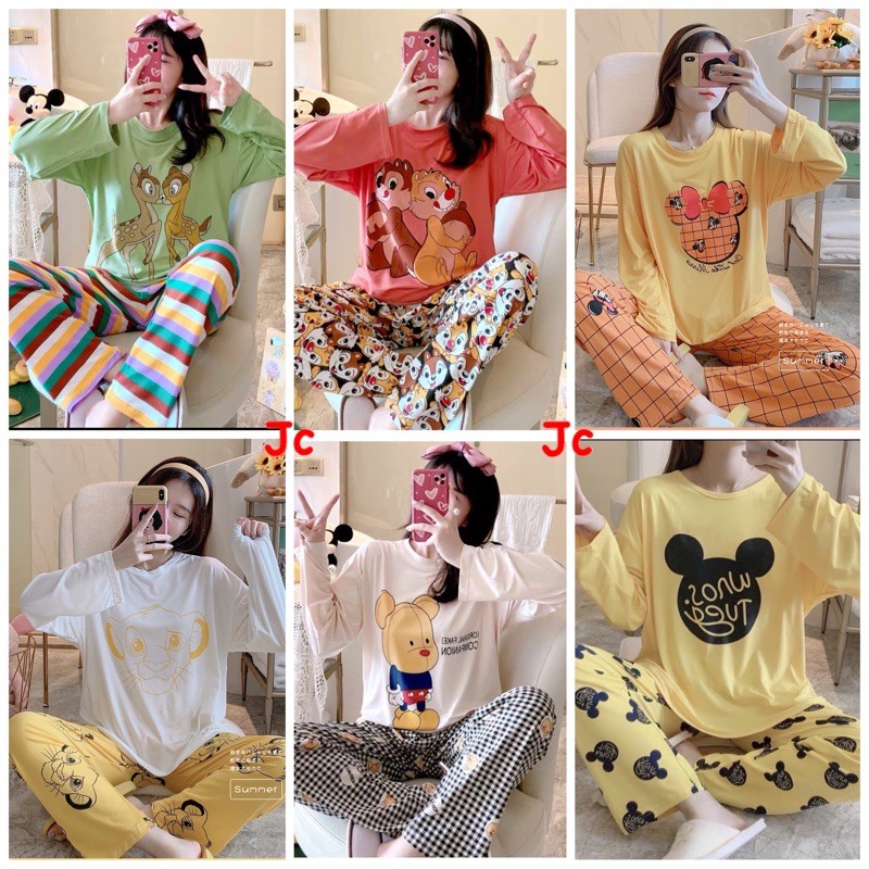 JC- STELAN IMPORT PP OVERSIZE / Set Piyama wanita Import murah / stelan tidur Wanita kekinian