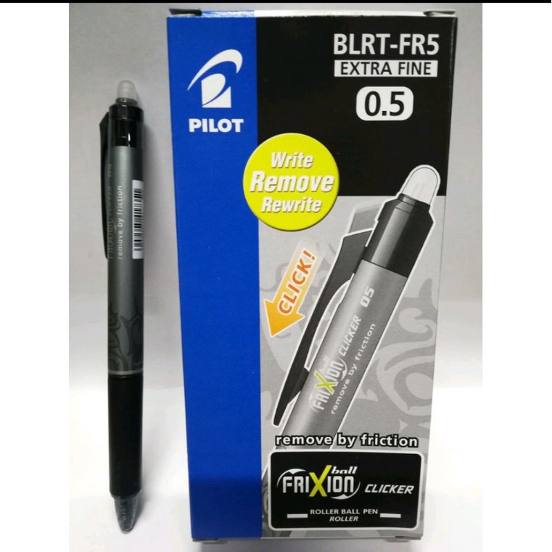 

Pulpen pilot FriXion clicker 0.5/0.7mm ( 1pak/12pcs )