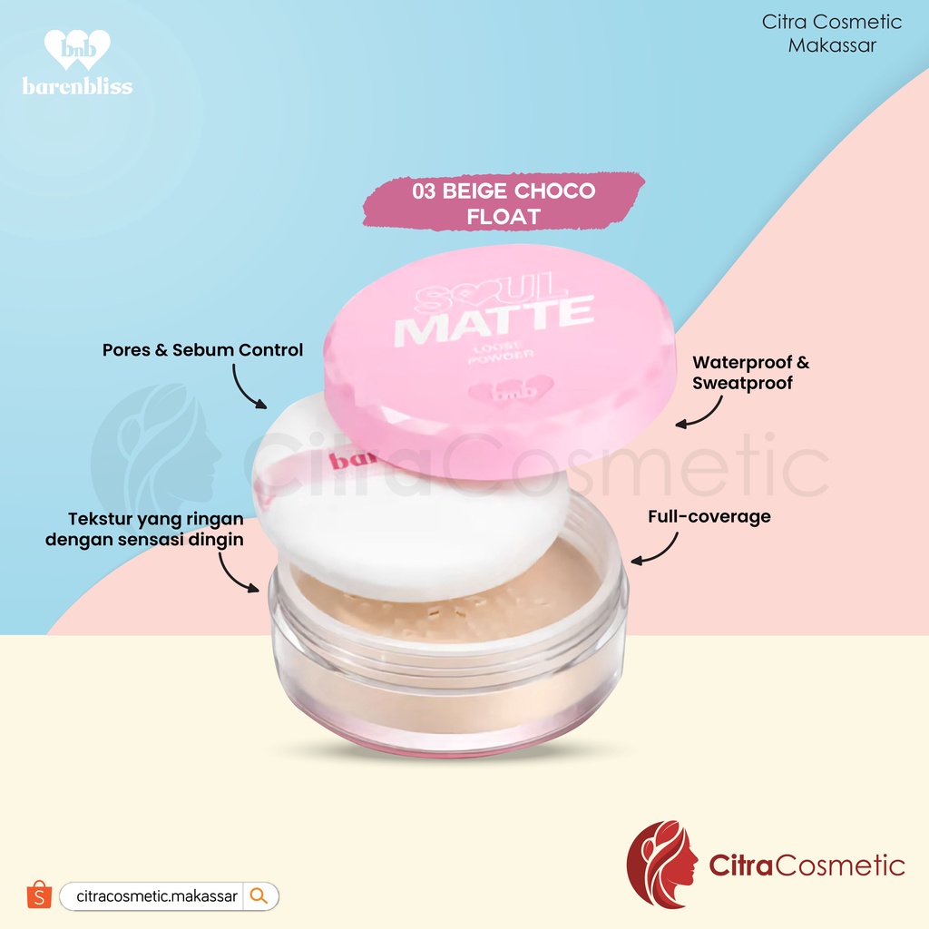Barenbliss Soul-Matte Loose Powder Series