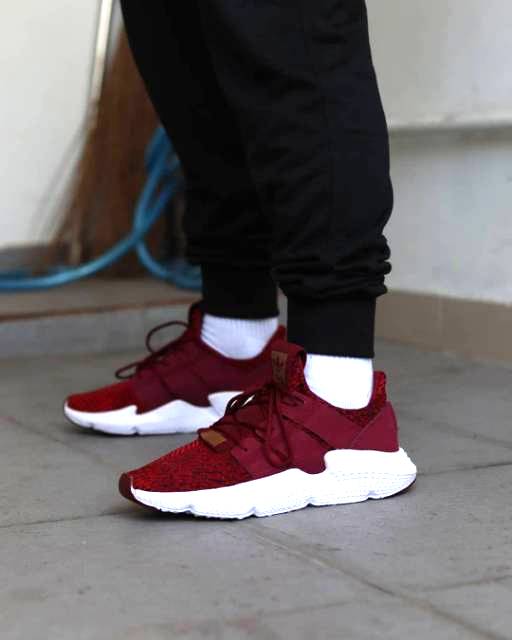 Sepatu Adidas Prophere Red Merah Maron Import Premium Vietnam Sneakers Running Kado Cowok Cewek