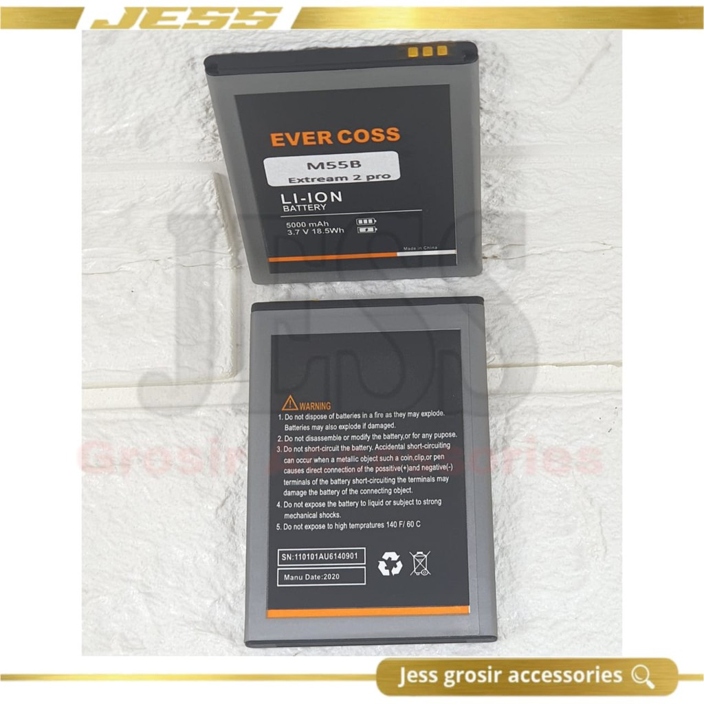 Baterai Battery Original Evercoss M55B 4G LTE 5.5 Inchi Evercross Xtreme 2 pro