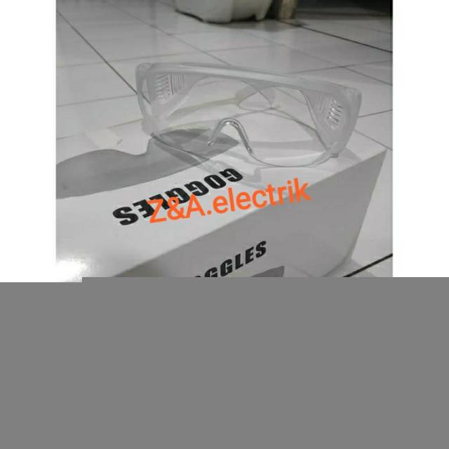 Kacamata Goggles Safety Goggle APD Anti virus Kacamata Las Bening