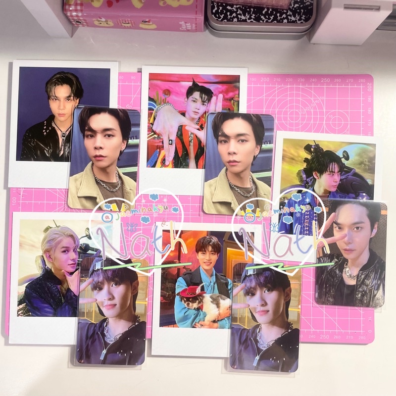 [Ready Stock] MD Photo + Glow in the Dark Sticker set NCT 127 Photocard PC Johnny Taeyong GITD