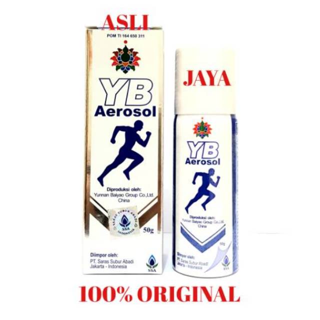 Yunnan Baiyao - YB Aerosol 50g Kecil (spray) - Obat Rematik &amp; Keseleo