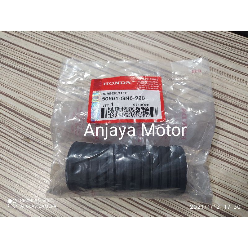 karet step footstep barstep depan honda grand prima karisma supra 125 ori