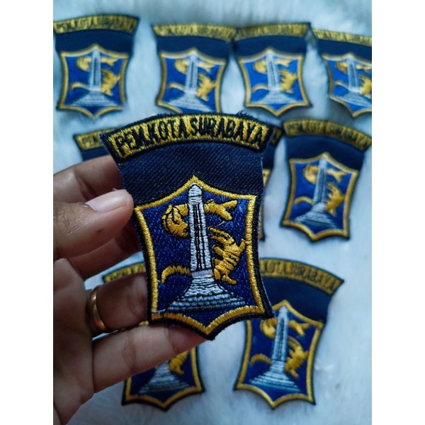 Badge Pemkot Surabaya / Badge PNS Surabaya / Emblem Pemkot Surabaya