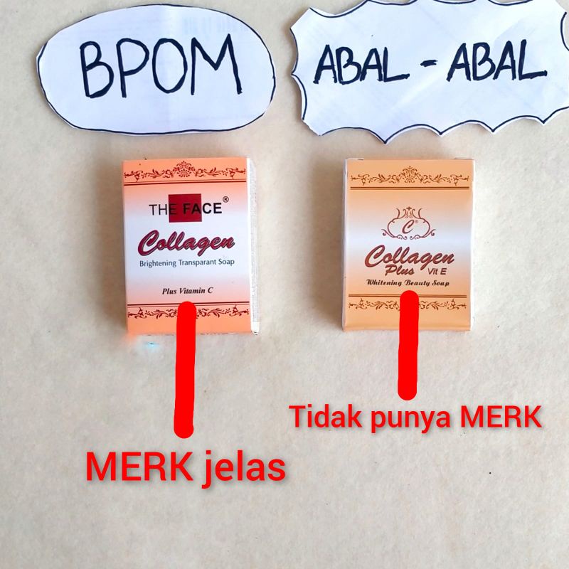 (The Face) Paket Cream Collagen isi 4 RESMI BPOM