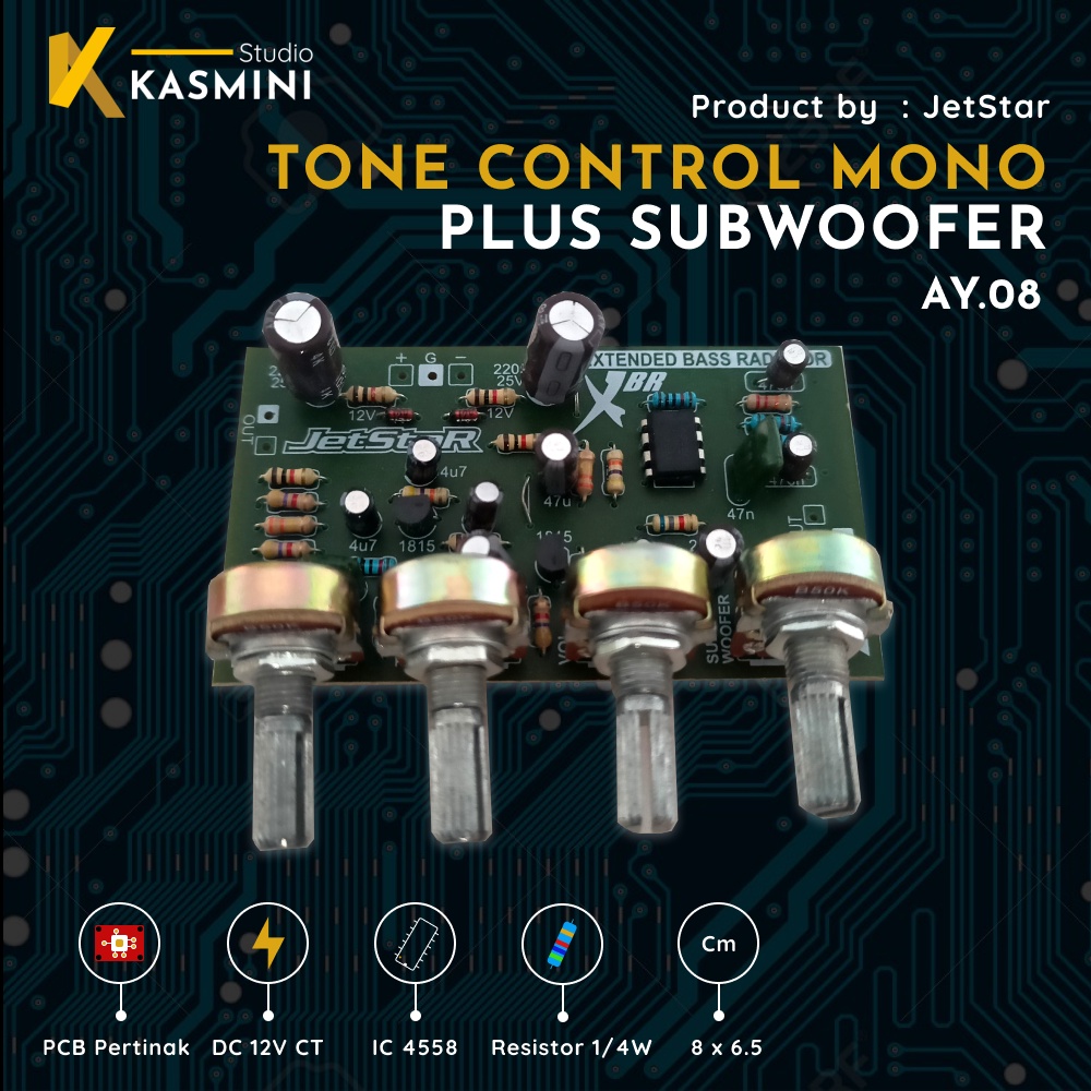 Tone Control Mono Plus Subwoofer CT