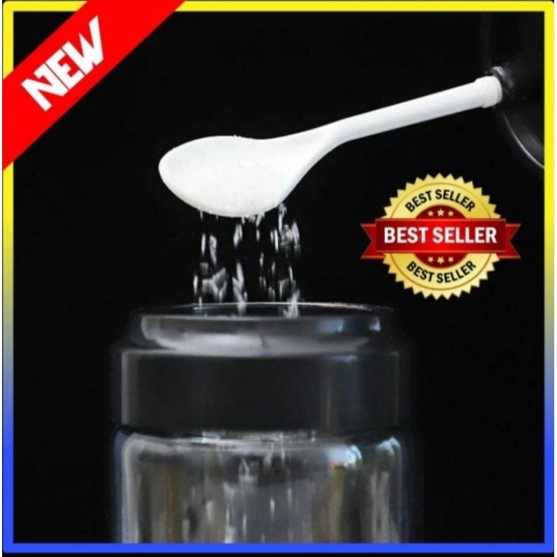 Botol Bumbu Dapur Kaca/Toples Wadah Bumbu Serbaguna