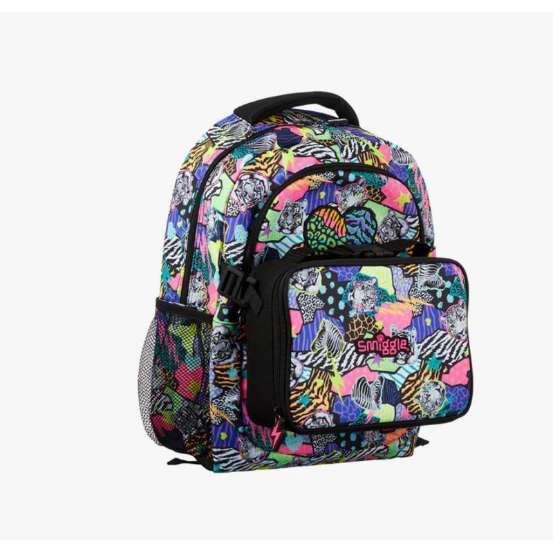 SALE TAS RANSEL ANAK SMIGGLE BACKPACK ANIMAL BLACK NEW ORIGINAL