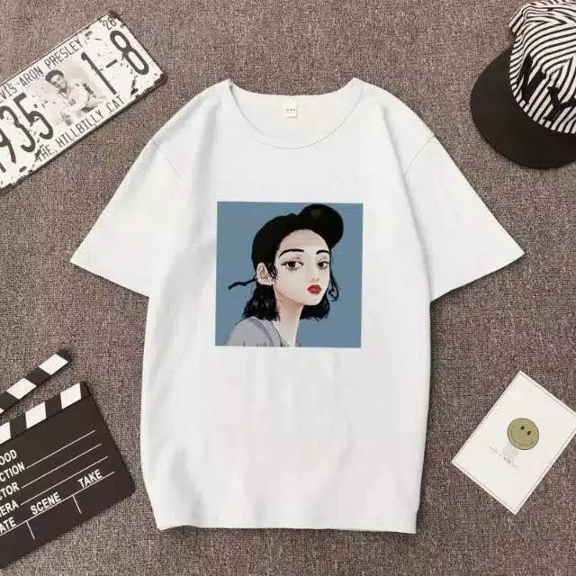 Mars Women Girl Print Casual Woman Girl Tee Tumblr Atasan Wanita Cantik Tee Shopee Indonesia