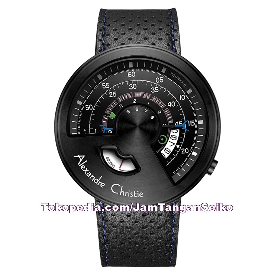Jam Tangan Pria Alexandre Christie AC 8516 MS LIPBA Original Kulit