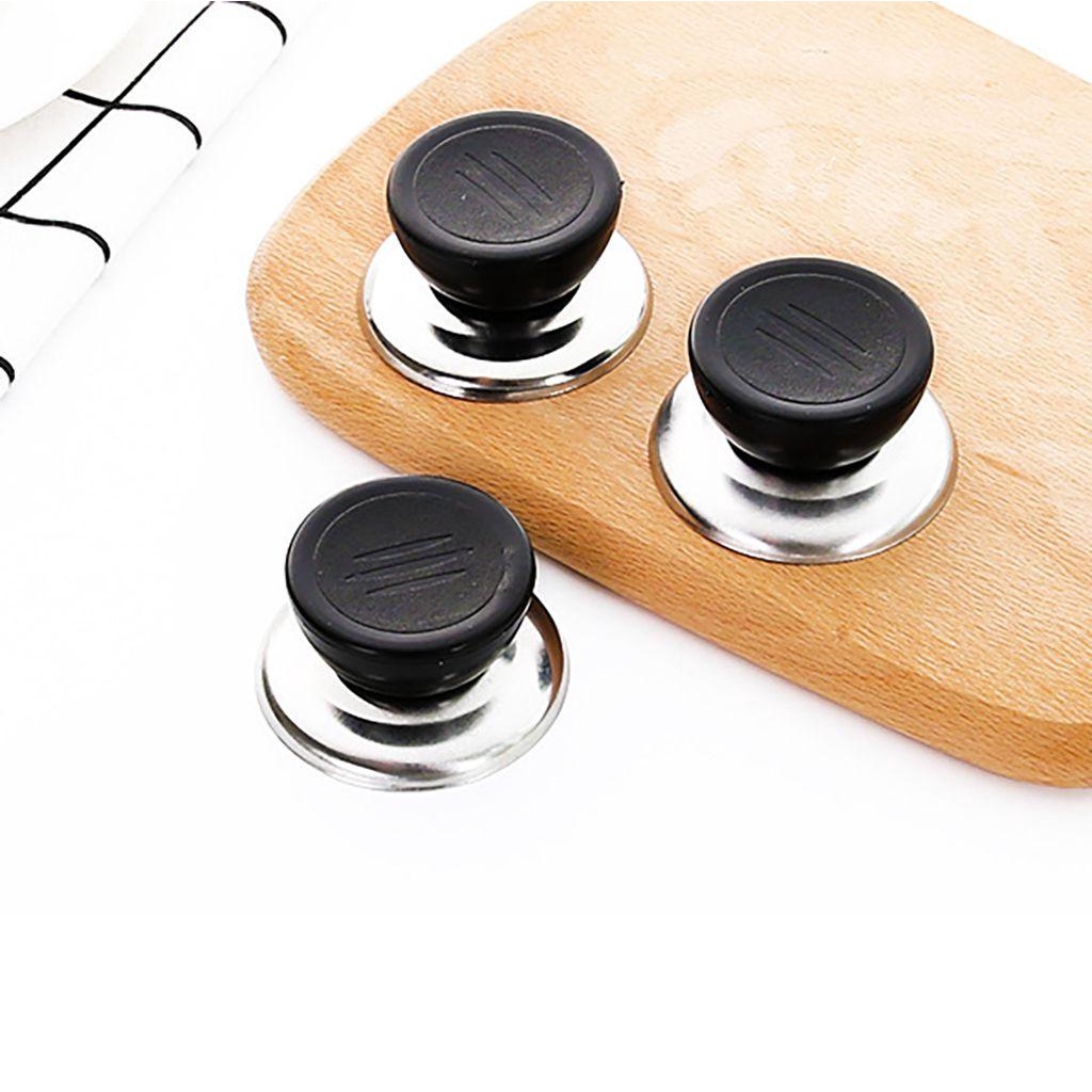 [Elegan] Pegangan Tutup Panci Universal Desain Anti slip Stainless Steel Kualitas Pengganti Knob Aksesoris Tutup Panci Gadget Dapur