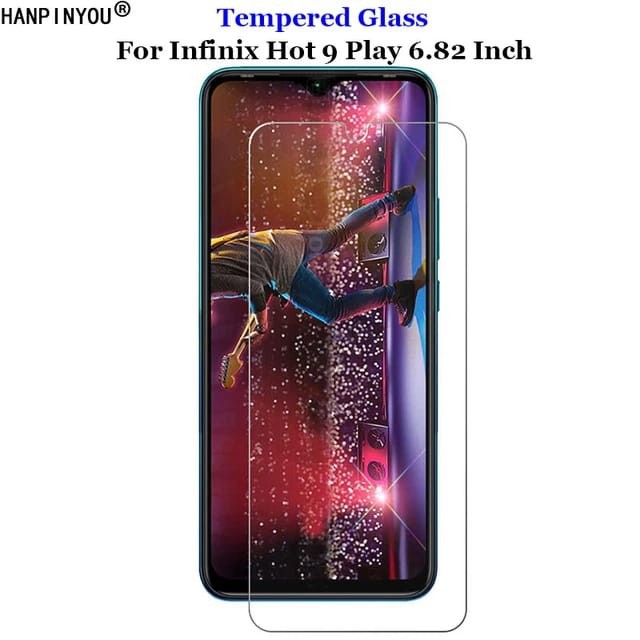 INFINIX HOT 9 PLAY TEMPERED GLASS CLEAR ANTI GORES KACA