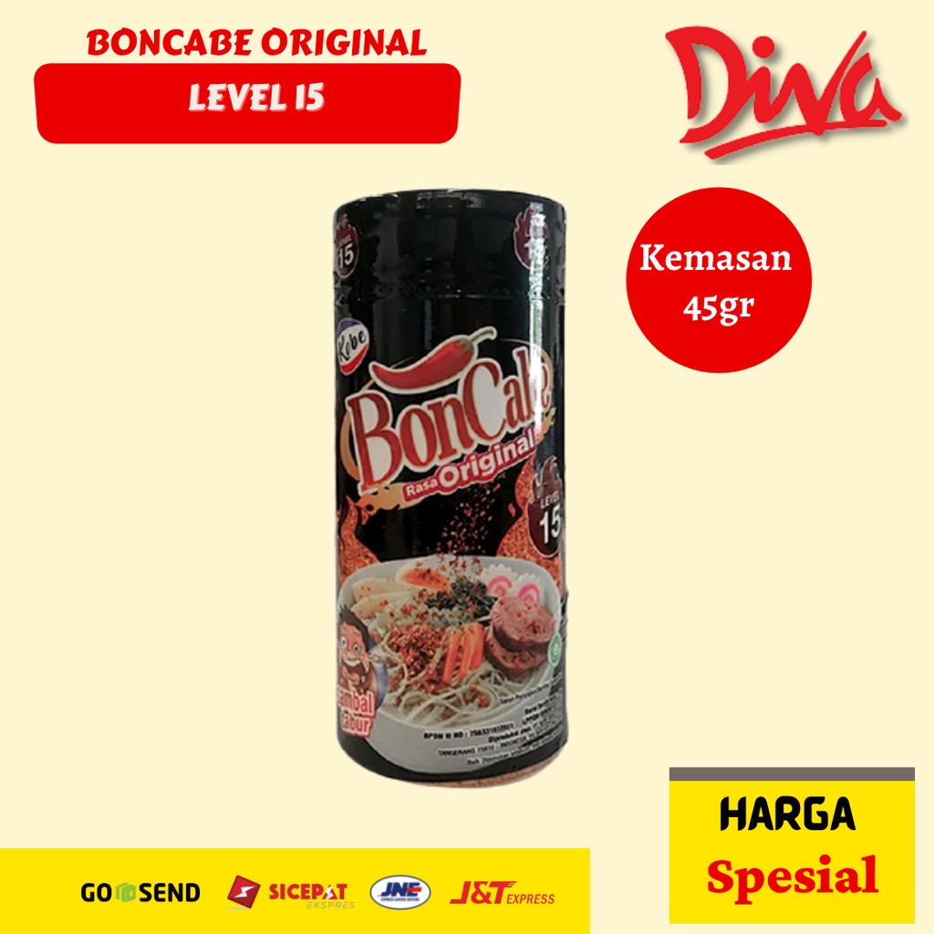 

[45gr] Boncabe Bubuk level 15 - Cabe Bubuk Original
