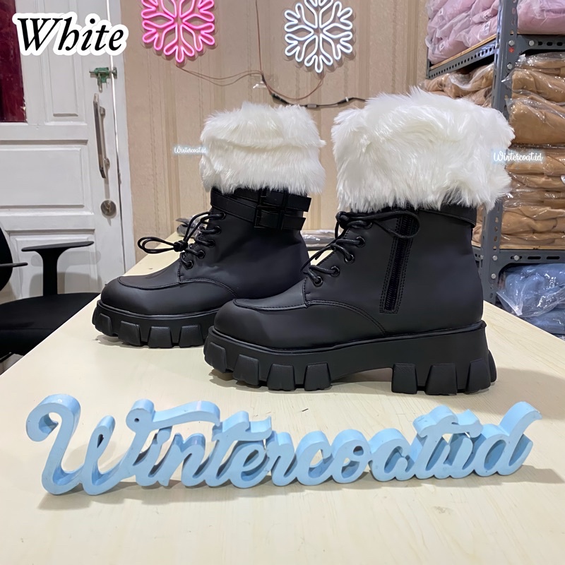 READY INDONESIA Leg warmer penghangat kaki bulu sepatu boots winter musim dingin warm fur