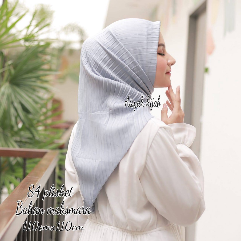 Agen Suppiler Hijab Segiempat Plisket Aisyah Jilbab Segiempat Polos Jilbab Terlaris Termurah