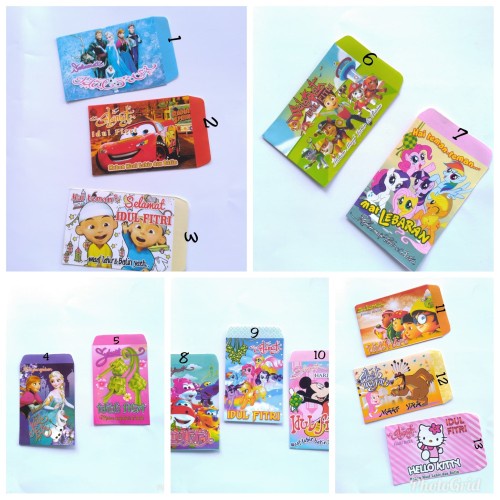 

ACCS ANGPAU HARI RAYA KRAKTER ANAK LUCU /1PCS AMPLOP TERUPDATE