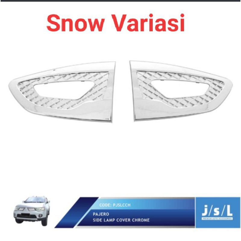 Side Lamp Samping Pajero Sport 2010 2015 Cover Chrome