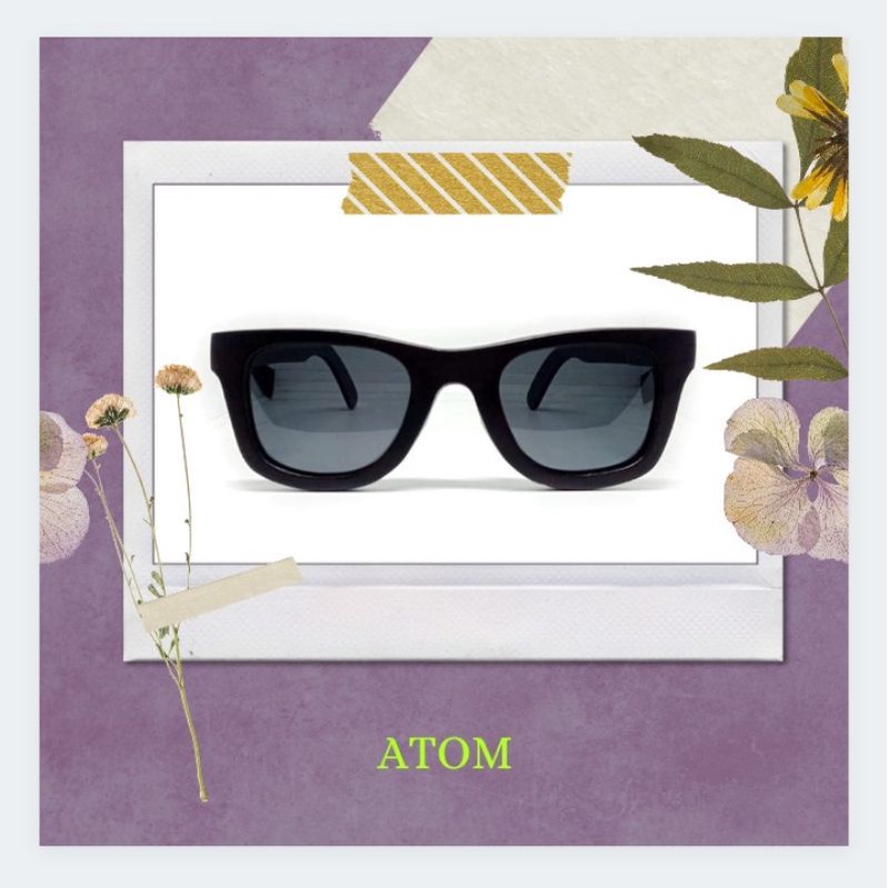 kacamata kayu magneto (engsel pegas )