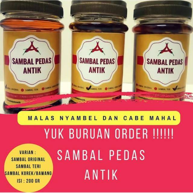 

Sambal Pedas Antik