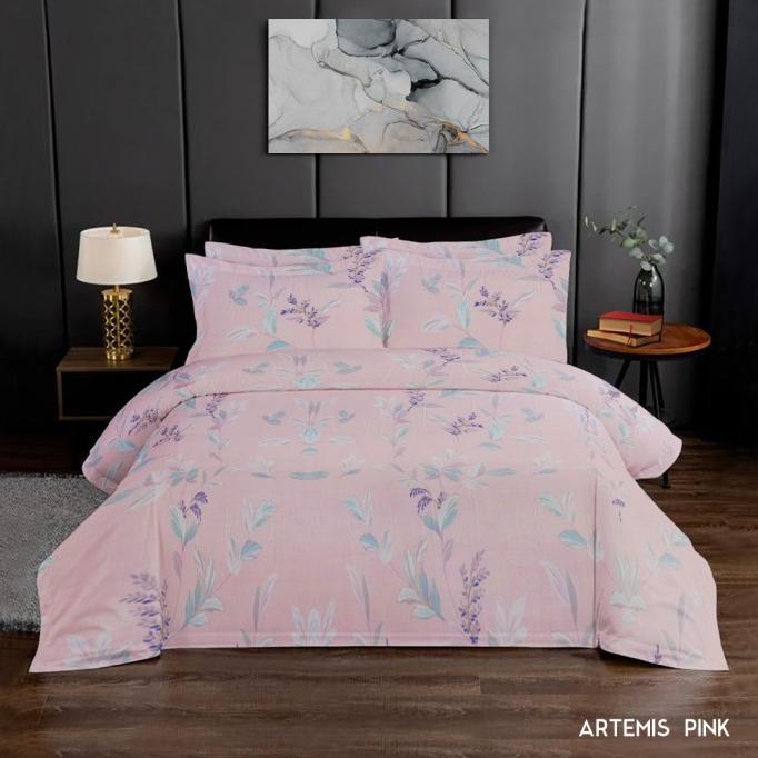 Celina by King Rabbit 100% Cotton Silk Bed Cover uk 230x230 cm Artemis