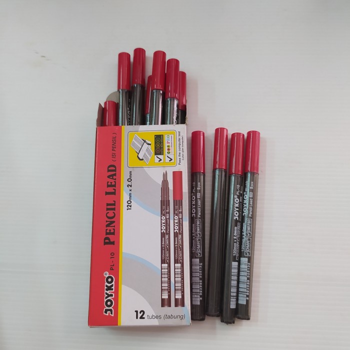 

Unik Pencil Lead( Isi Pensil Mekanik) Joyko 2,0 Harga Per Pak( Isi 12 ) Limited