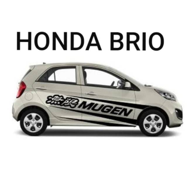 Aksesoris sticker mobil honda brio all mobil honda sticker mobil honda brio sticker stiker mugen