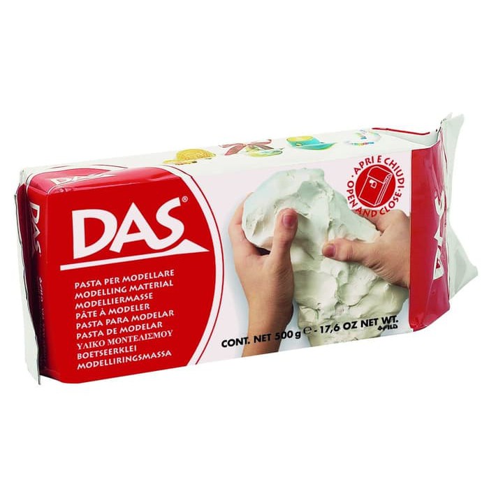 DAS Modelling Clay Tanah  Liat  1 2 kg White Terracotta 