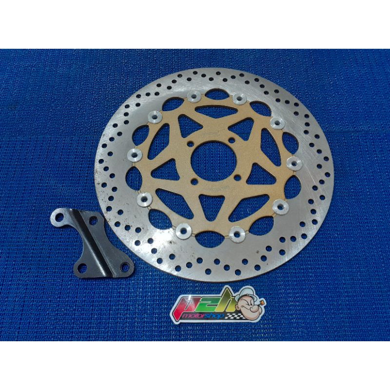 disc brake / piringan cakram TCX 300mm plus braket pnp fiz R / jupiter / mio