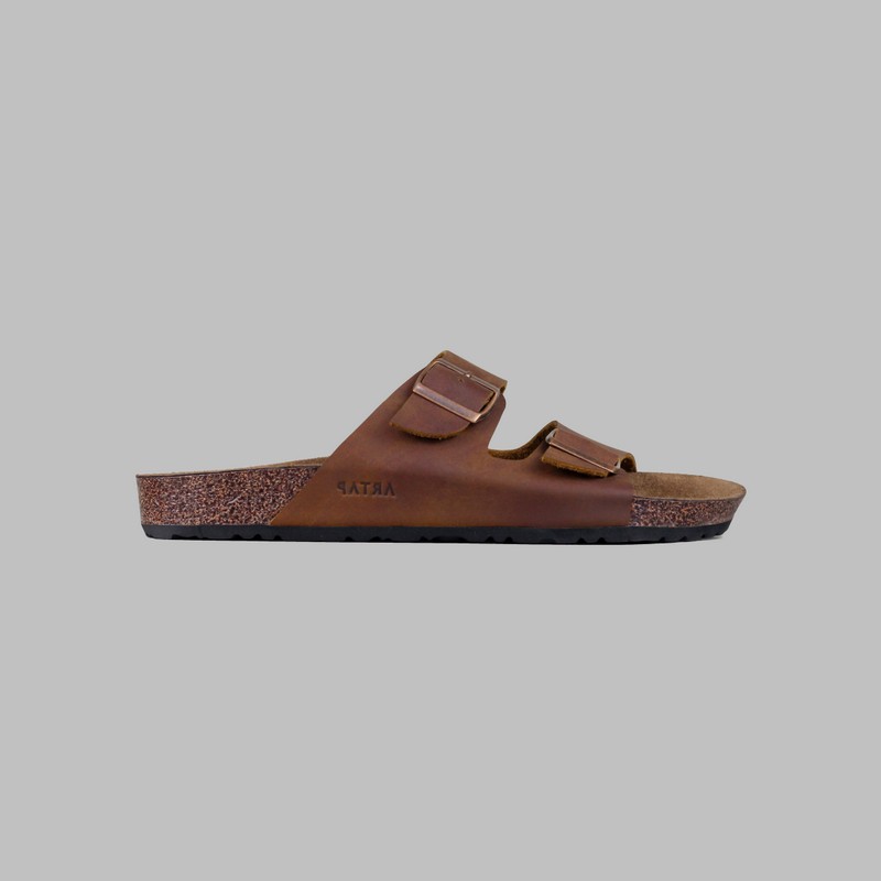 ARTAP Footwear - Sandal Kulit Asli Pria - Ekagi CH Tan