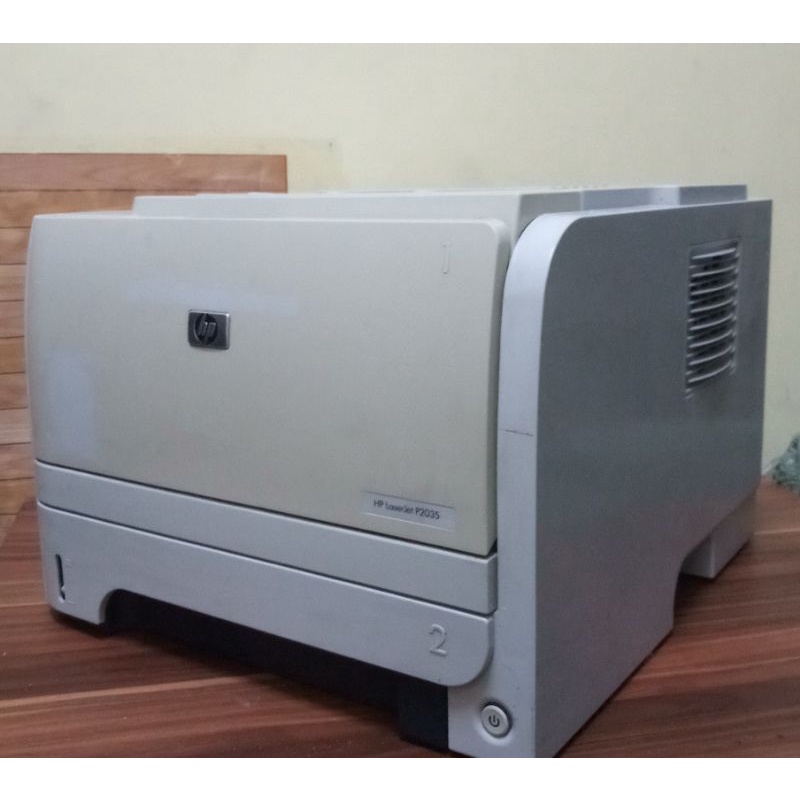 Printer laserjet 2035 N network siap pakai full toner dengan port network