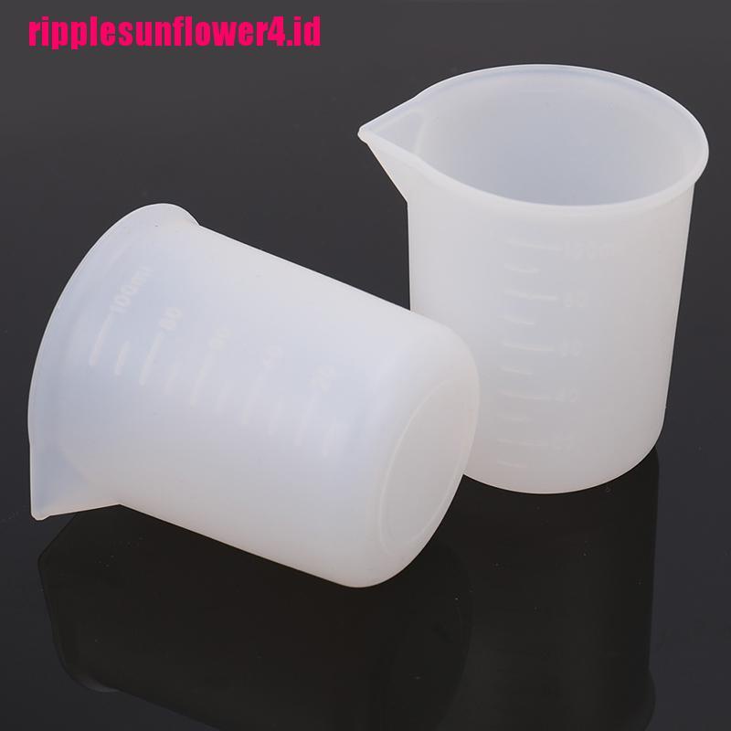 12pcs Gelas Ukur UV Resin Bahan Silikon Untuk Membuat Perhiasan