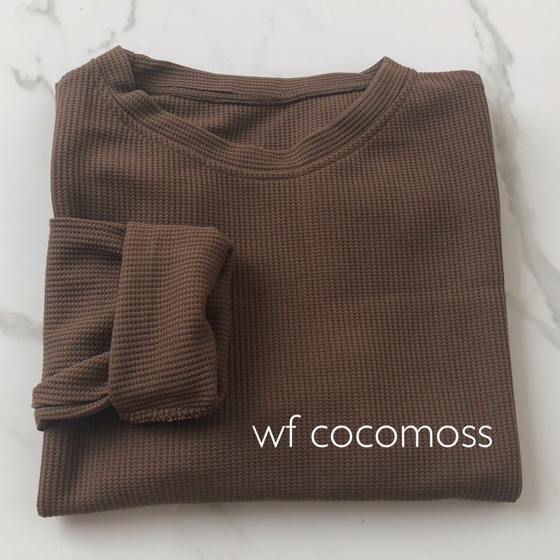 longsleeve rib basic sweater premium baju lengan panjang KALLYOUTFIT-WF COCOMOSS
