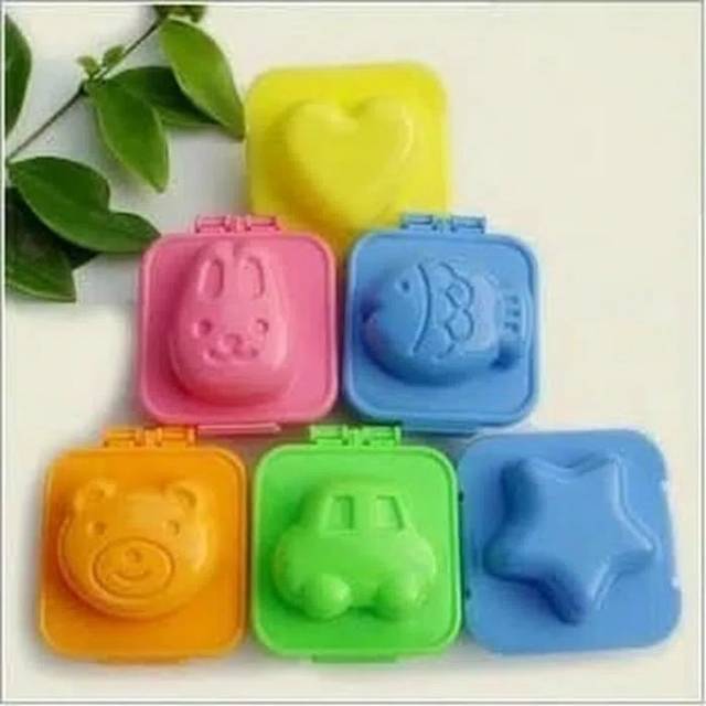 

Cetakan nasi telur rebus bento mold / cetakan puding kue bekal anak