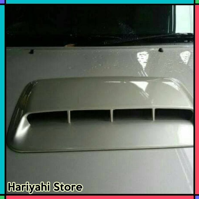 Air Flow / Airflow / Air scoop Variasi Kap Mesin Model Fortuner Silver