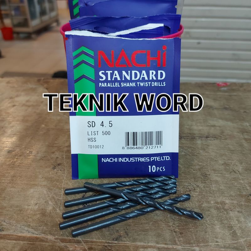 MATA BOR NACHI 4.5MM/ MATA BOR BESI NACHI 4.5MM