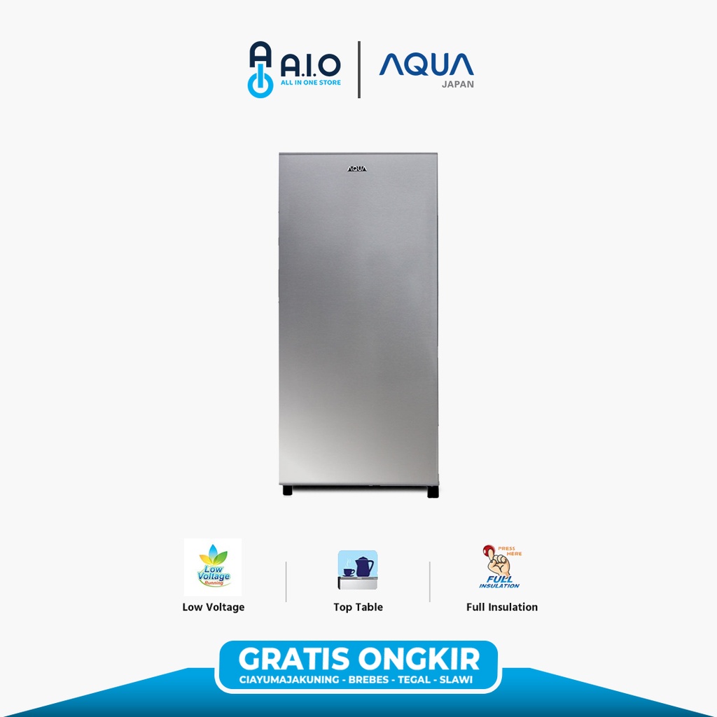 AQUA - KULKAS 1 PINTU - AQR D181(LS) PROMO GRATIS ONGKIR