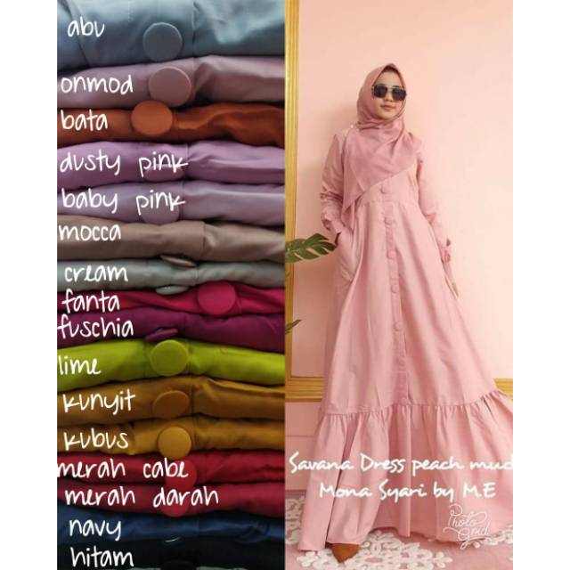 Savana Dress - ORIGINAL Mona Syar'i by M.E