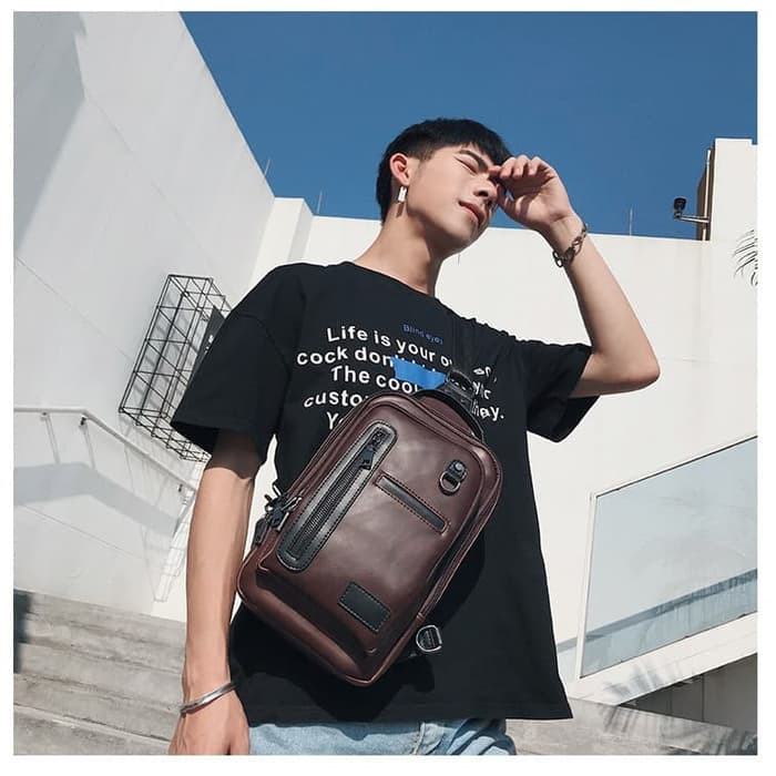 Tas Selempang Pria | OPAA/Ajushi KOREA STYLE | Gaya Laki Casual | MANTUL Kwalitas Premium IMPORT