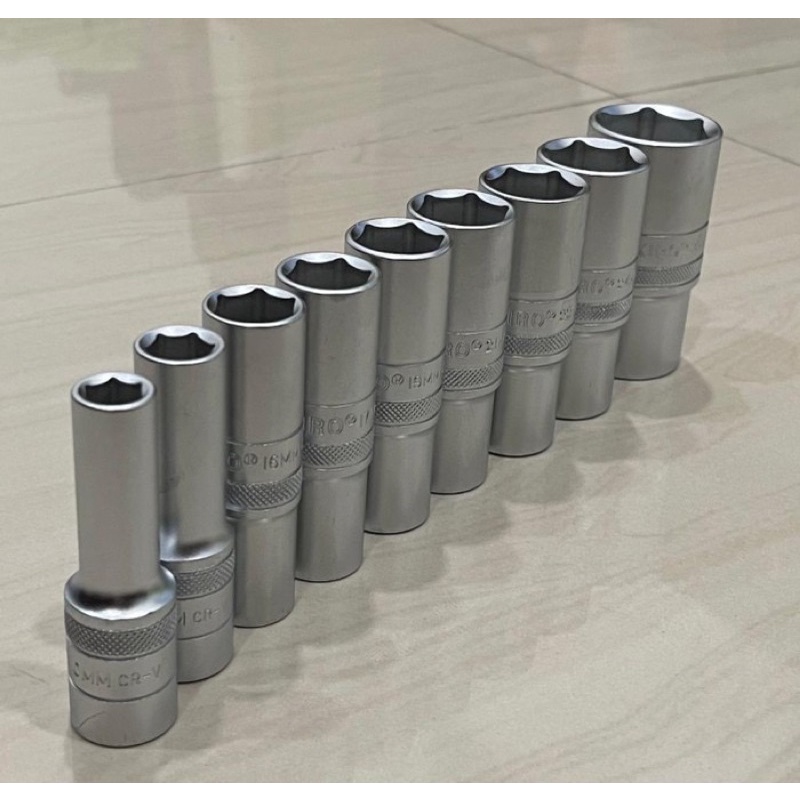 Mata kunci shock panjang 1/2x14 tekiro asli deepwall 1/2 x 14m sock deep wall