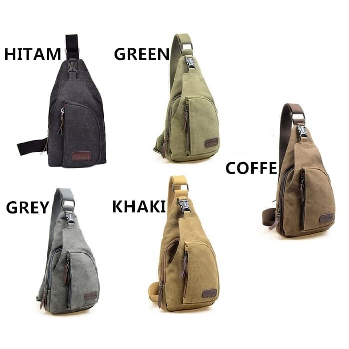 Jual Jual Tas Selempang Backpack Kanvas Pria Indonesia|Shopee Indonesia