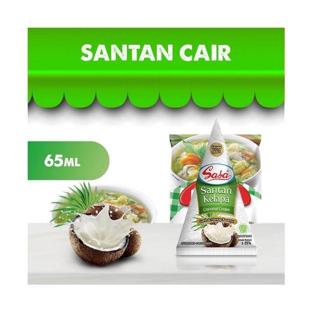 

Sasa Santan Cair 65 ml