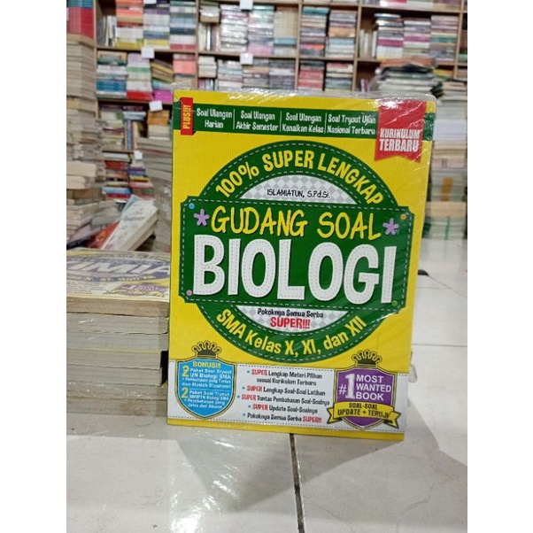 BUKU 100% SUPER LENGKAP GUDANG SOAL BIOLOGI / KIMIA SMA-BIOLOGI