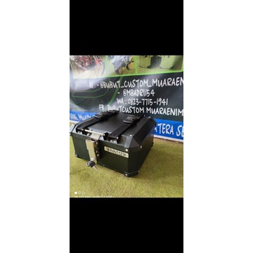 Top box 22L galvanis, box pannier, box motor, Box stainless, box quick release