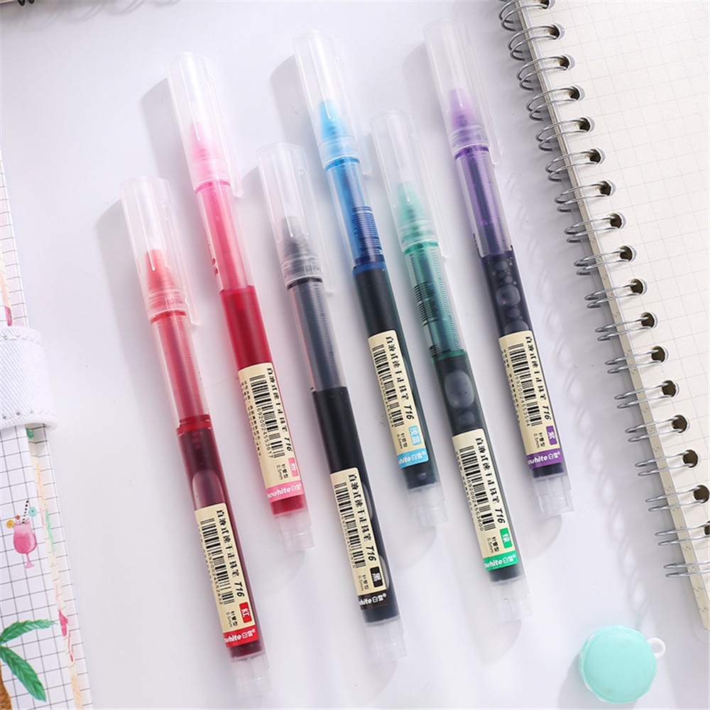 【COD Tangding】T16 Pen Gel Rollerball Lurus 0.5mm Multi Warna