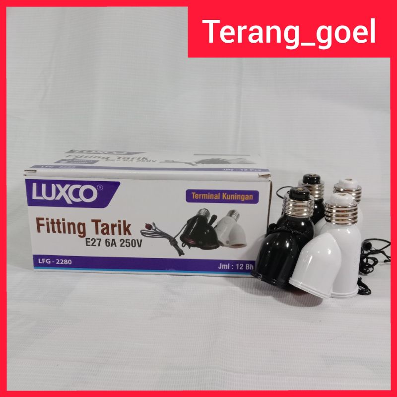 AMASCO / LUXCO FITTING TARIK HITAM &amp; PUTIH