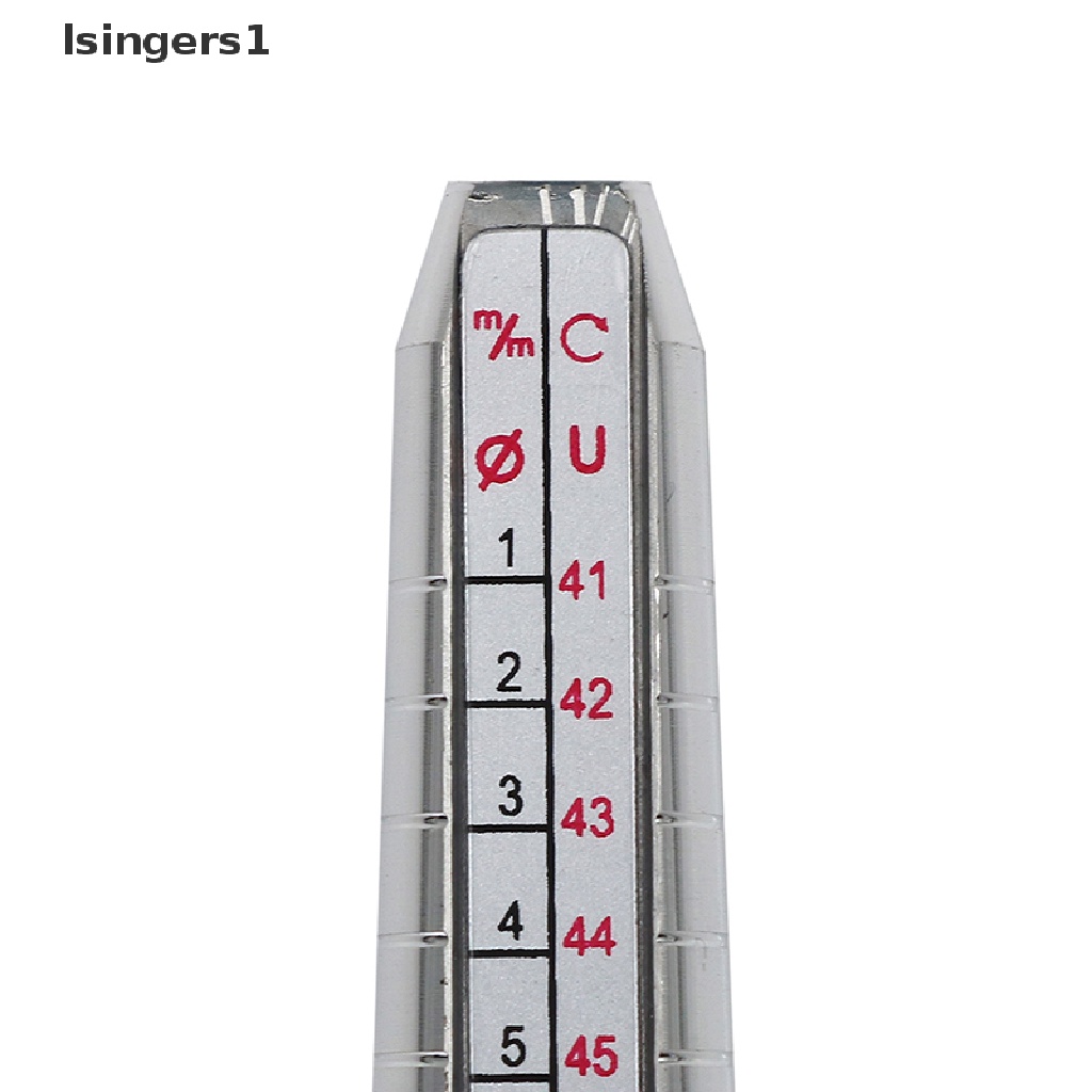 (lsingers1) Alat Pengukur Jari Bahan metal