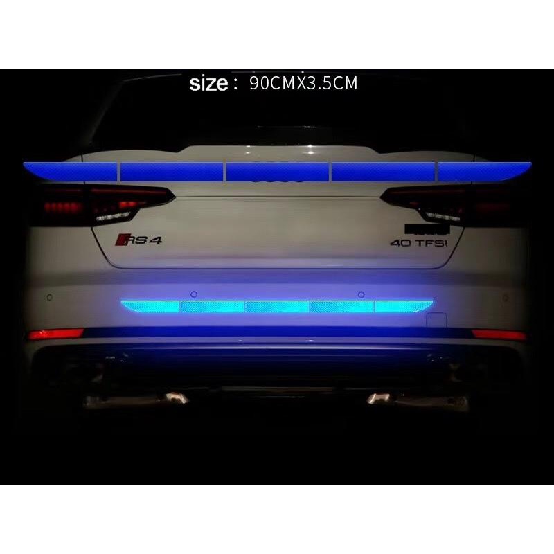 WARNING SIGN BUMPER isi 5 panjang 90 cm sticker reflektor mata kucing variasi mobil, motor, pick up, truk anti air