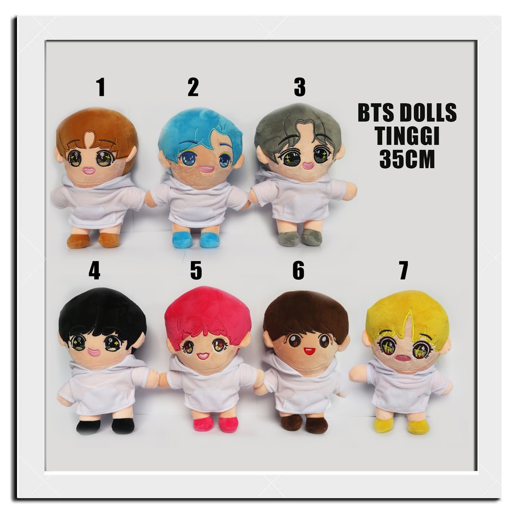 bts dolls / boneka member bts tinggi 35cm